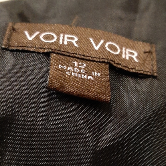 Voir Voir polyester and spandex dress size 12 - Picture 5 of 7